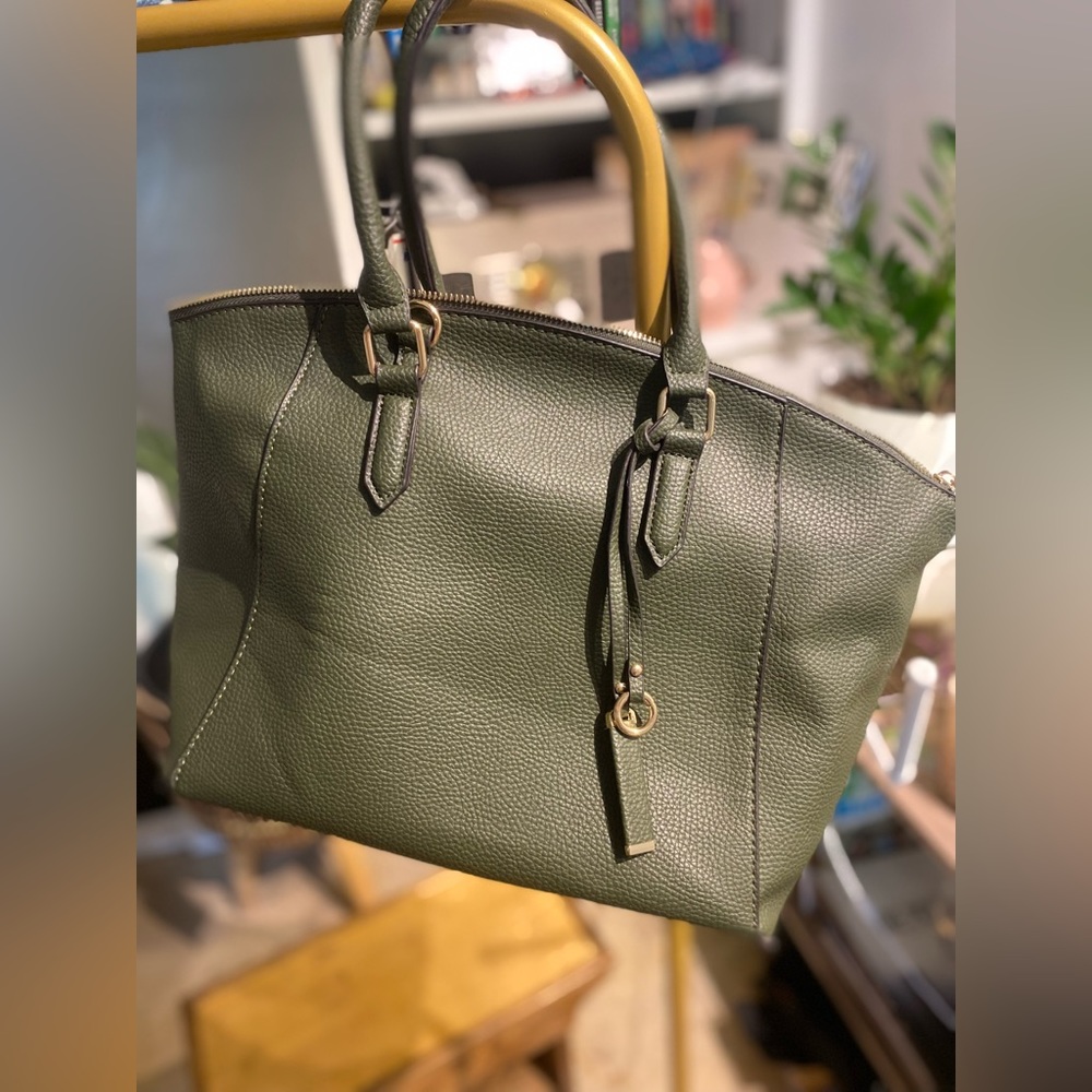 Sage green tote bag